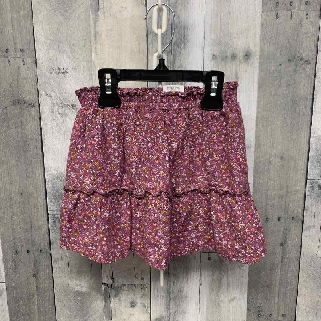 Size 5 Purple Floral Print Jumping Beans Skirt