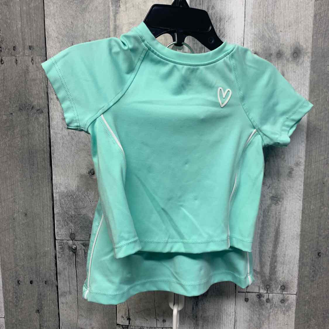 Size 2T Mint/White B Brand Shirt/Skirt