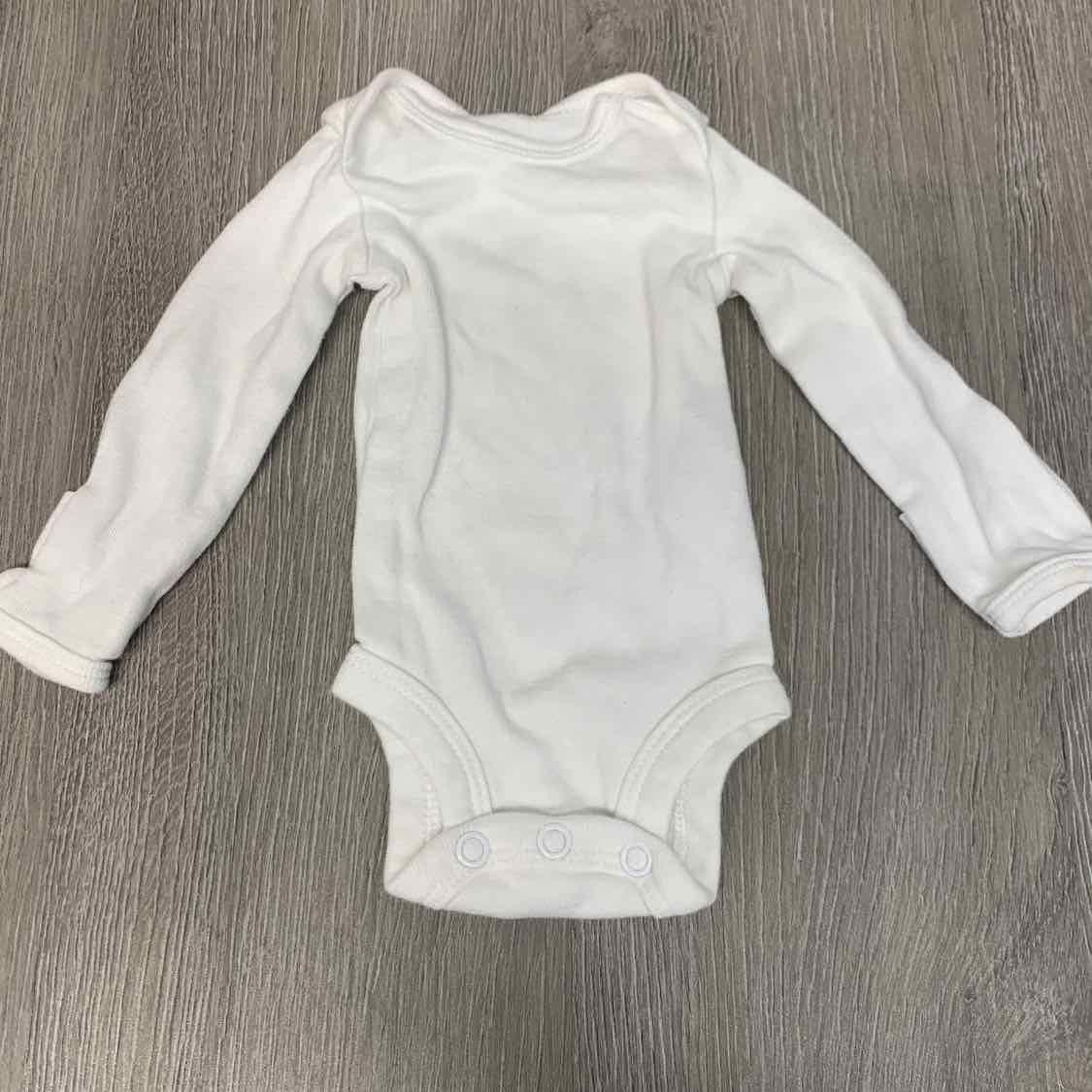 Size Preemie White Carter's Bodysuit - OodlesCB