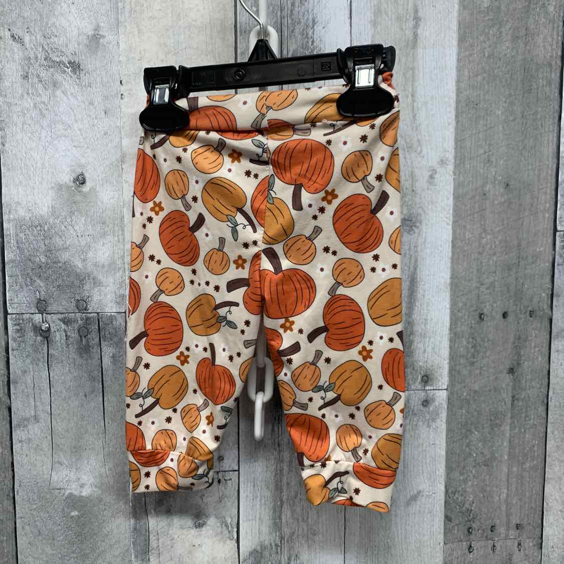 Size 3 Months Orange/Tan B Brand Leggings