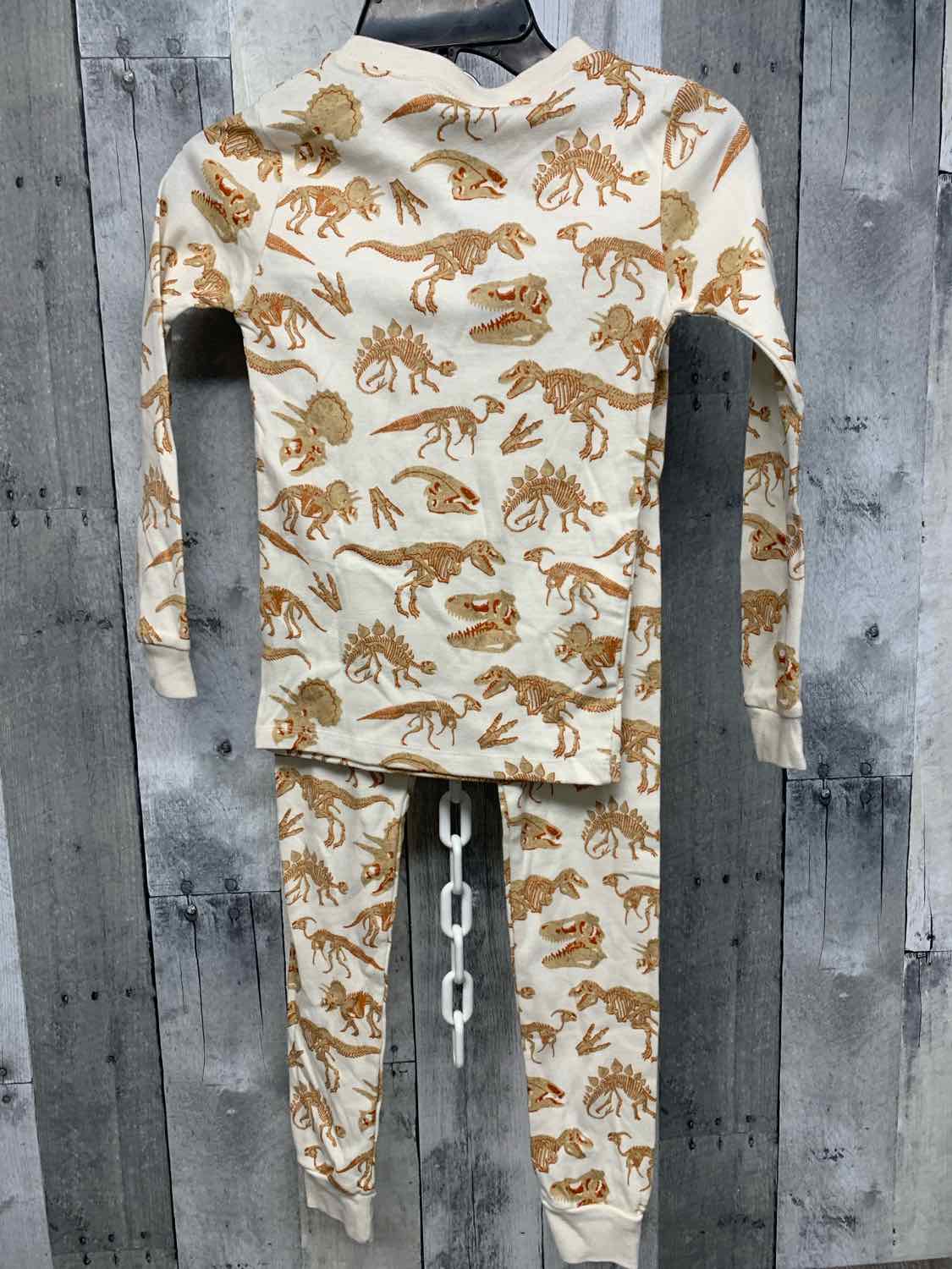 Size 6 Tan/Orange Members Mark 2pc PJs