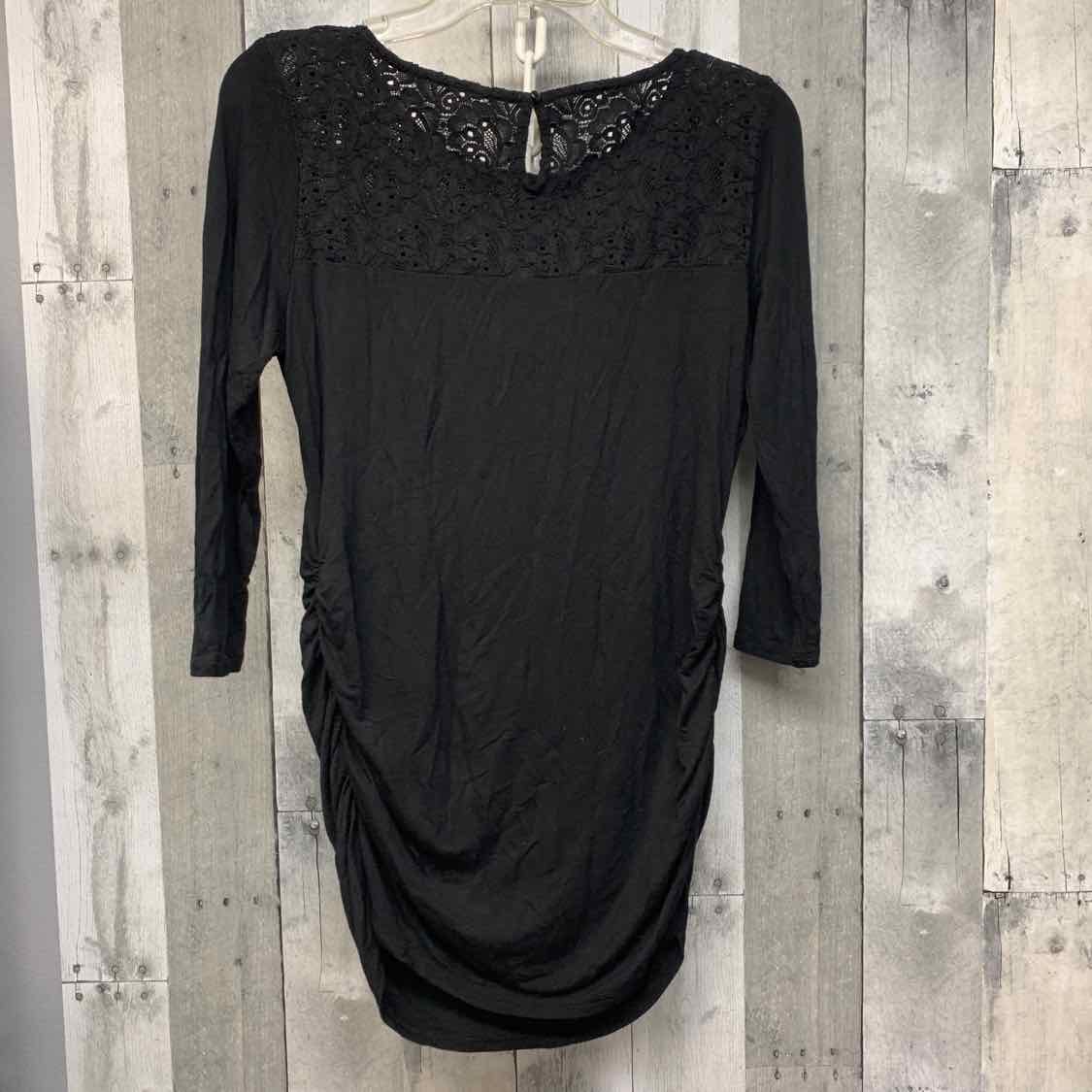 Size M Black Motherhood Long Sleeve Top