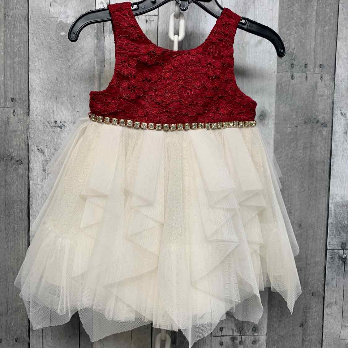 Size 18 Months Red/White American Princess Dress - Party