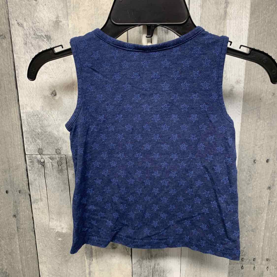 Size 5 Navy Print Tommy Hilfiger Tank Top