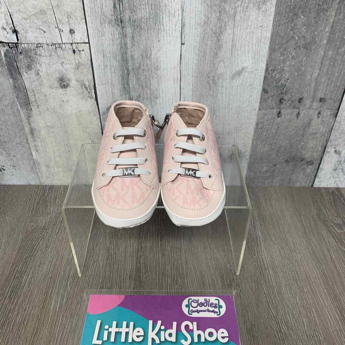 Size 4 Pink/White Michael Kors Soft Sole Shoes
