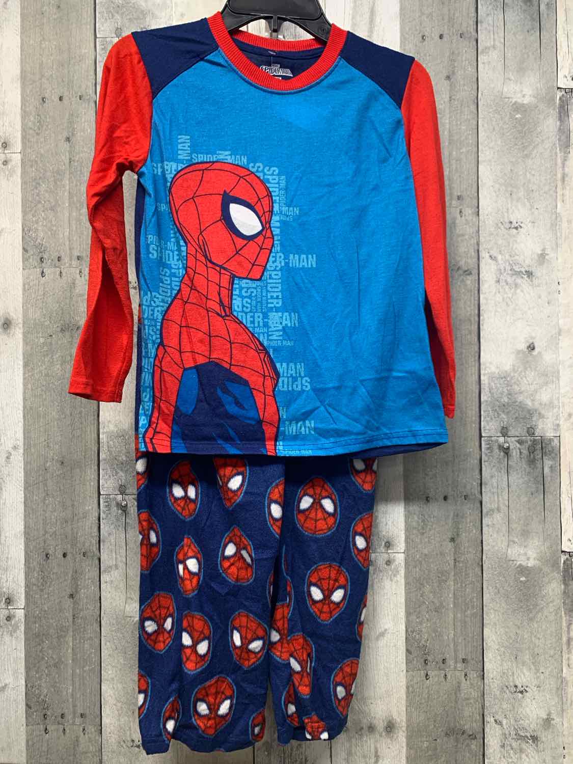 Size 8 Navy/Red Spiderman 2pc PJs