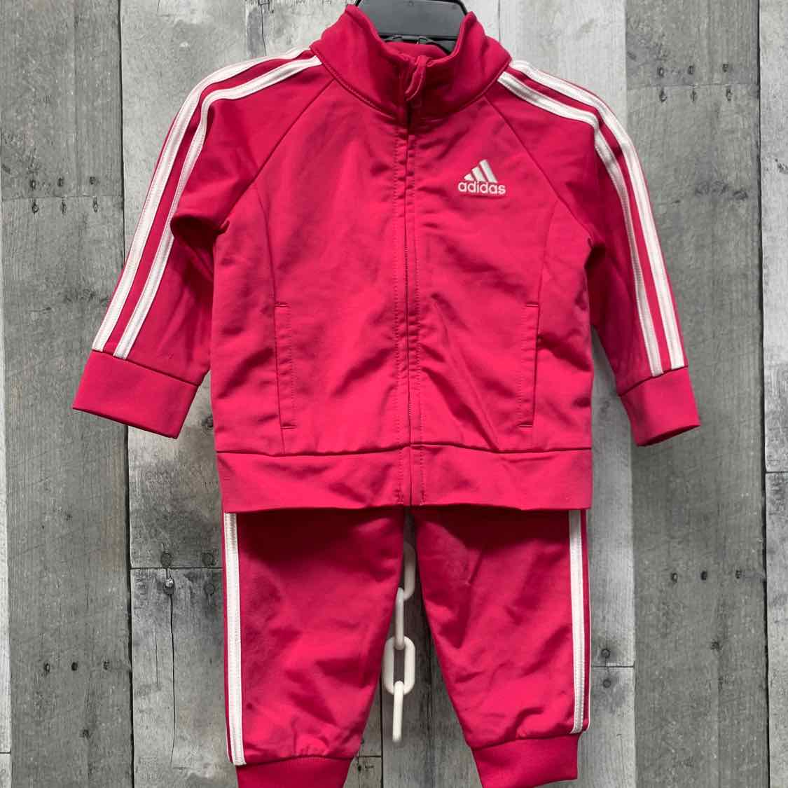 Size 9 Months Pink/White Sport Brand Jacket/Pants