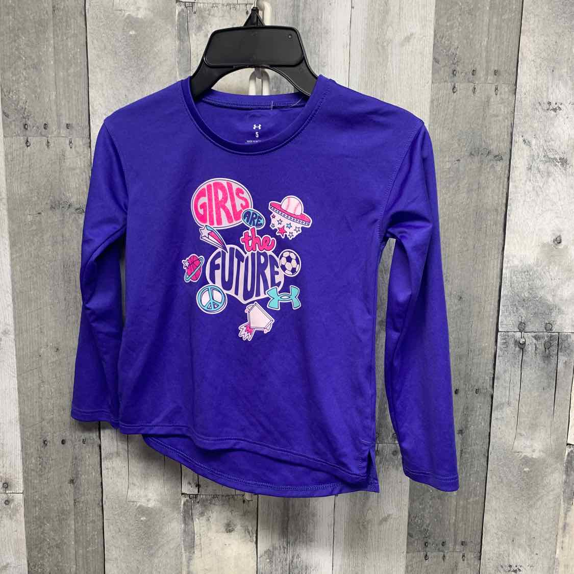 Size 5 Purple Sport Brand Long Sleeve Shirt