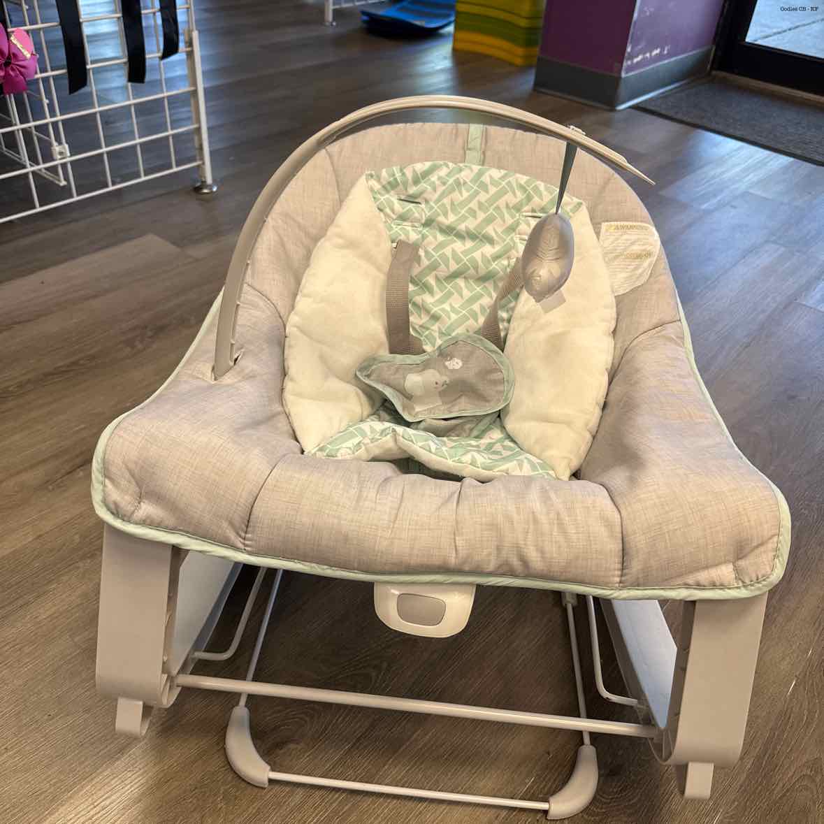 Ingenuity Gray/Teal Rocker