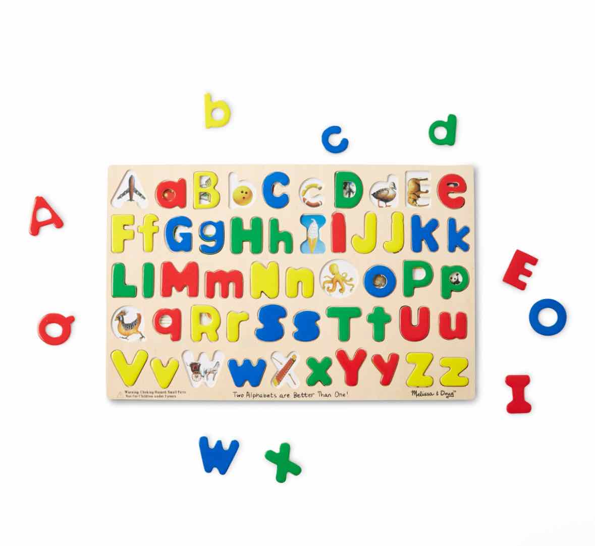 Melissa & Doug Upper & Lower Case Alphabet  Puzzle