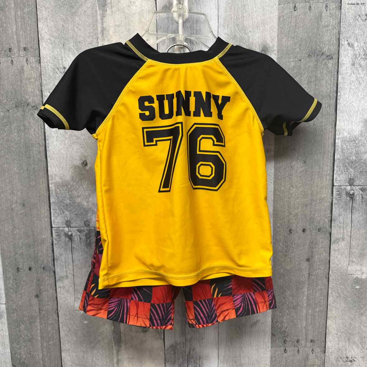 Size 24 Months Yellow/Red B Brand 2pc+ Swim Suit