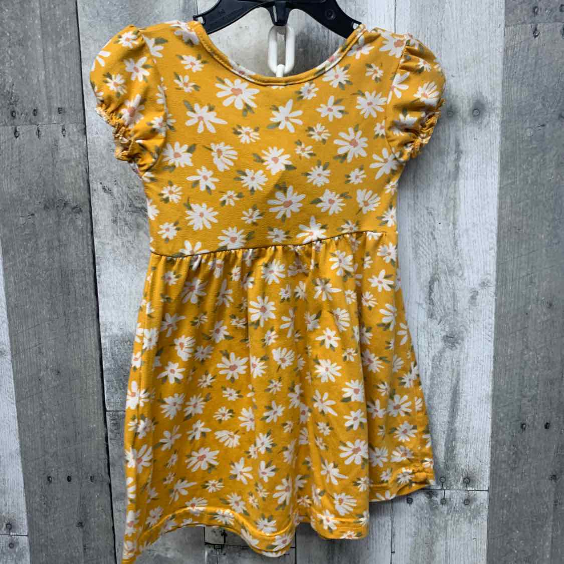 Size 12 Months Yellow Floral Print Picapino Dress