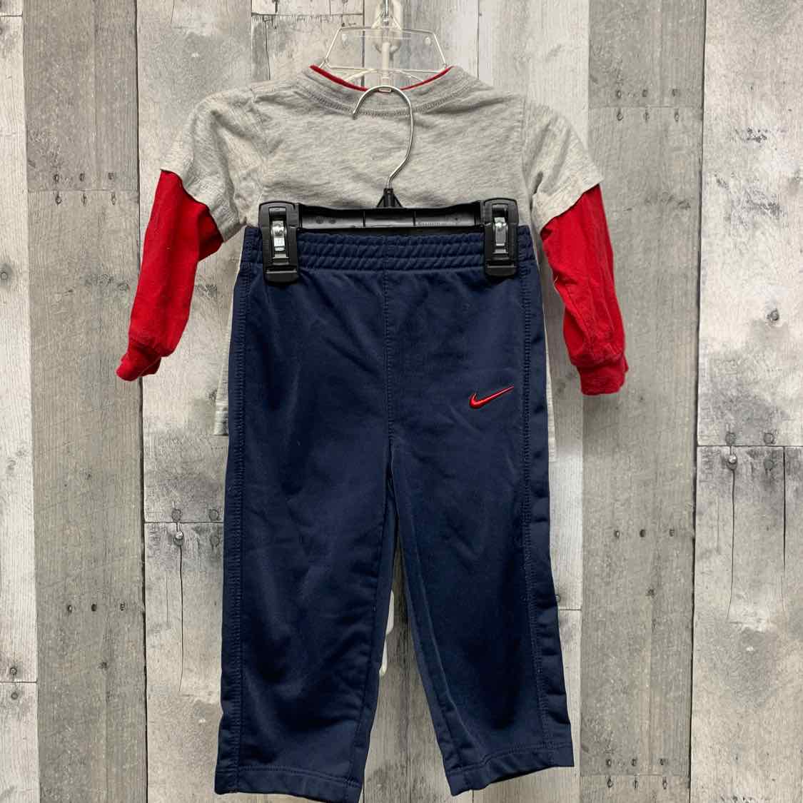 Size 18 Months Navy/Gray Sport Brand Shirt/Pants