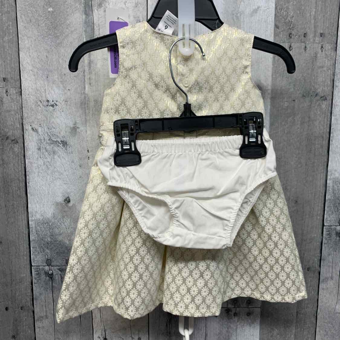 Size 6 Months Gold Carter's Dress - Party