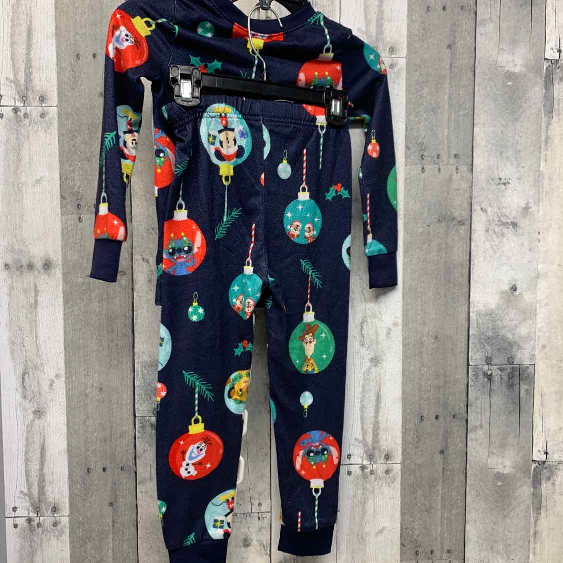 Size 6 Navy Graphic Disney 2pc PJs