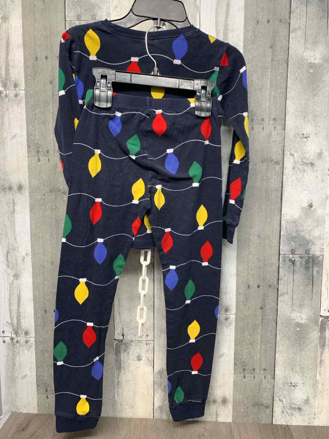 Size 10 Navy Print Carter's 2pc PJs