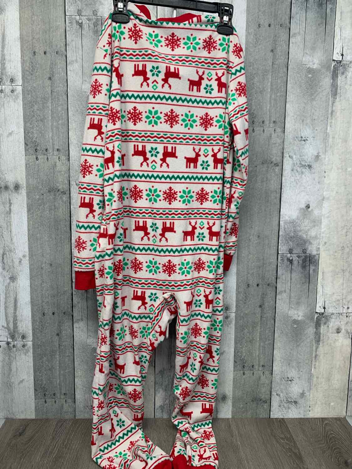 Size 7/8 Red/Green B Brand Footy PJs