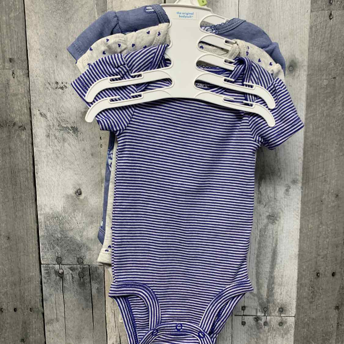 Size 3 Months Blue/Gray Carter's Bodysuit