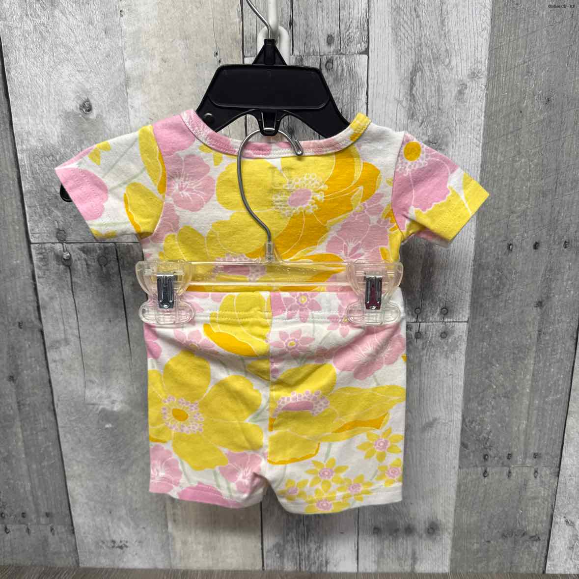 Size 3-6 Months White/Pink Children's Place 2pc PJs
