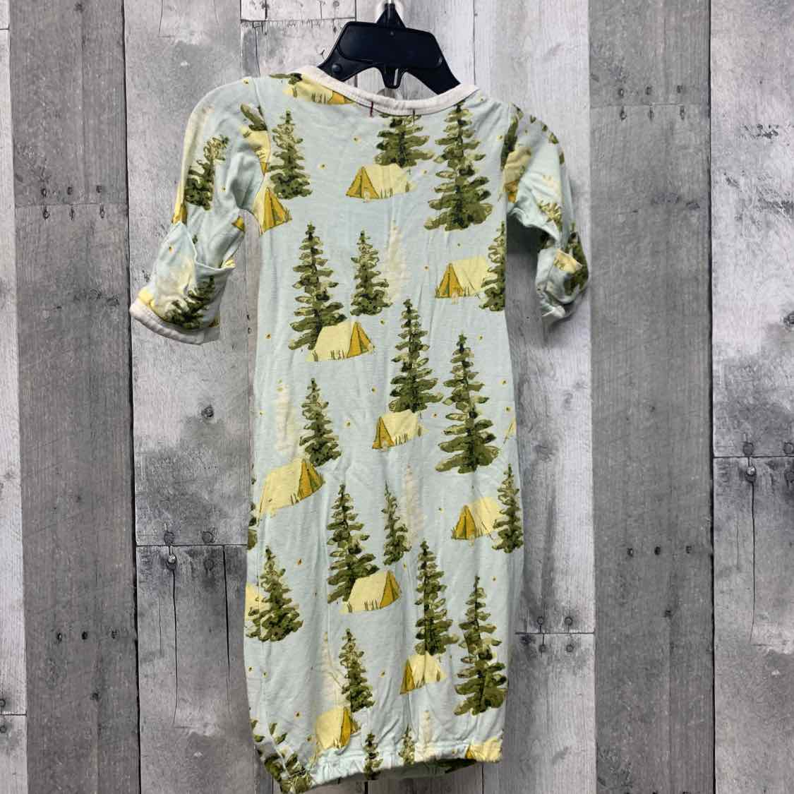 Size 0-3 Months Blue Print Name Brand Layette