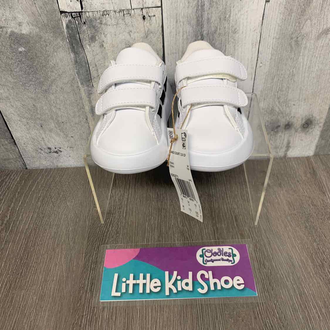 Size 4 White/Black Sport Brand Sneakers