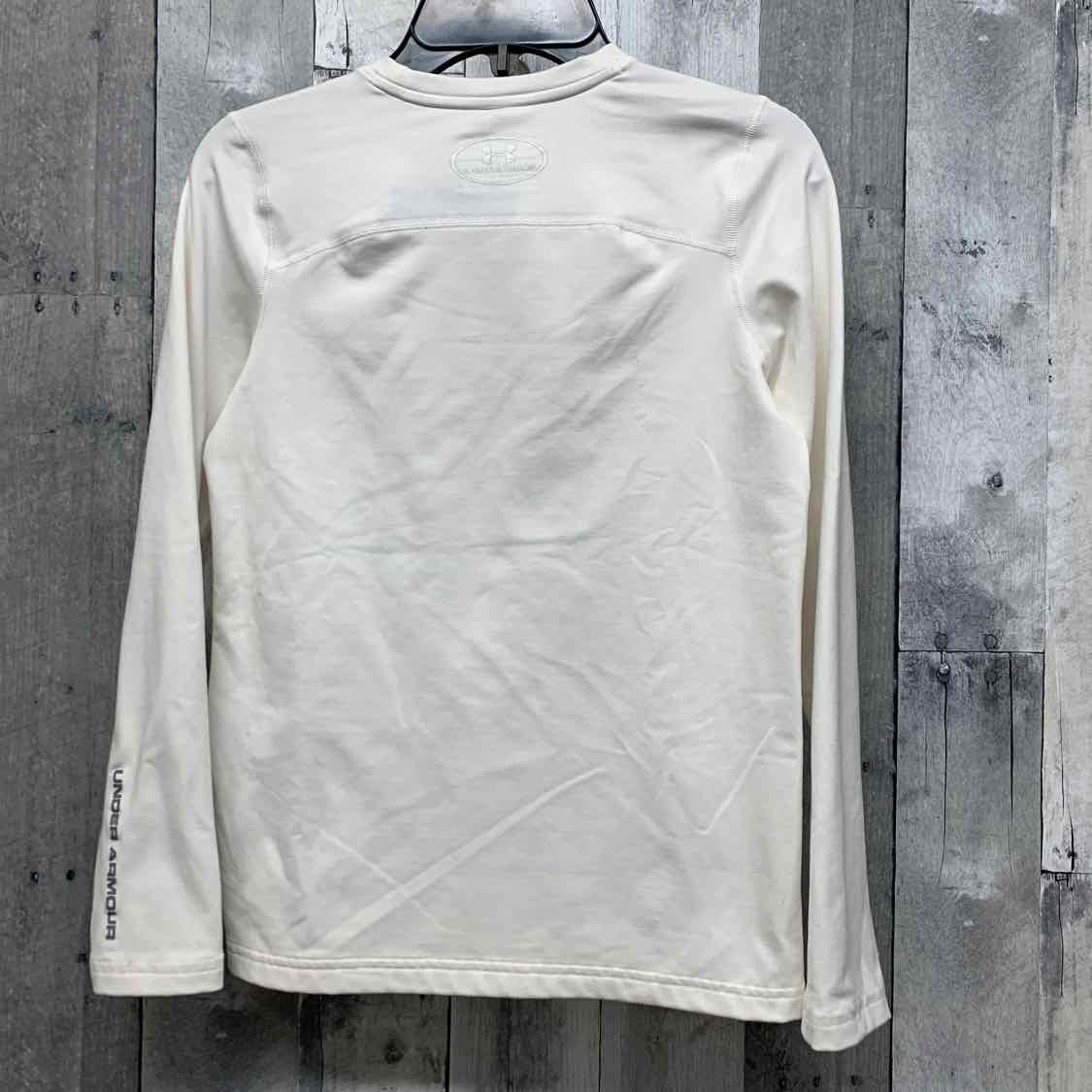 Size Medium White Sport Brand Long Sleeve Shirt