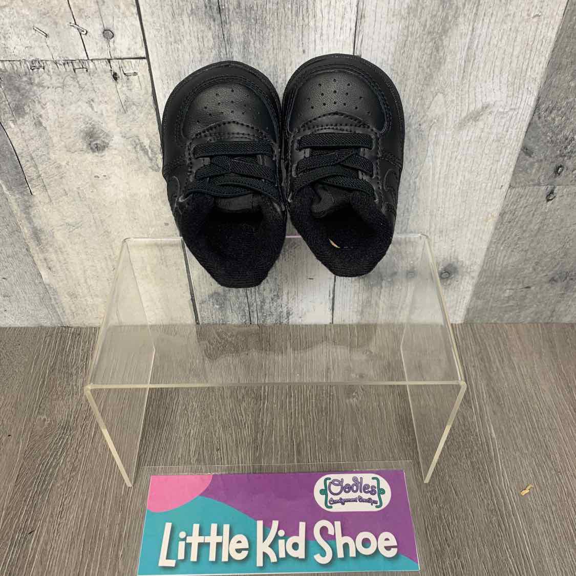Size 1 Black Sport Brand Soft Sole Shoes