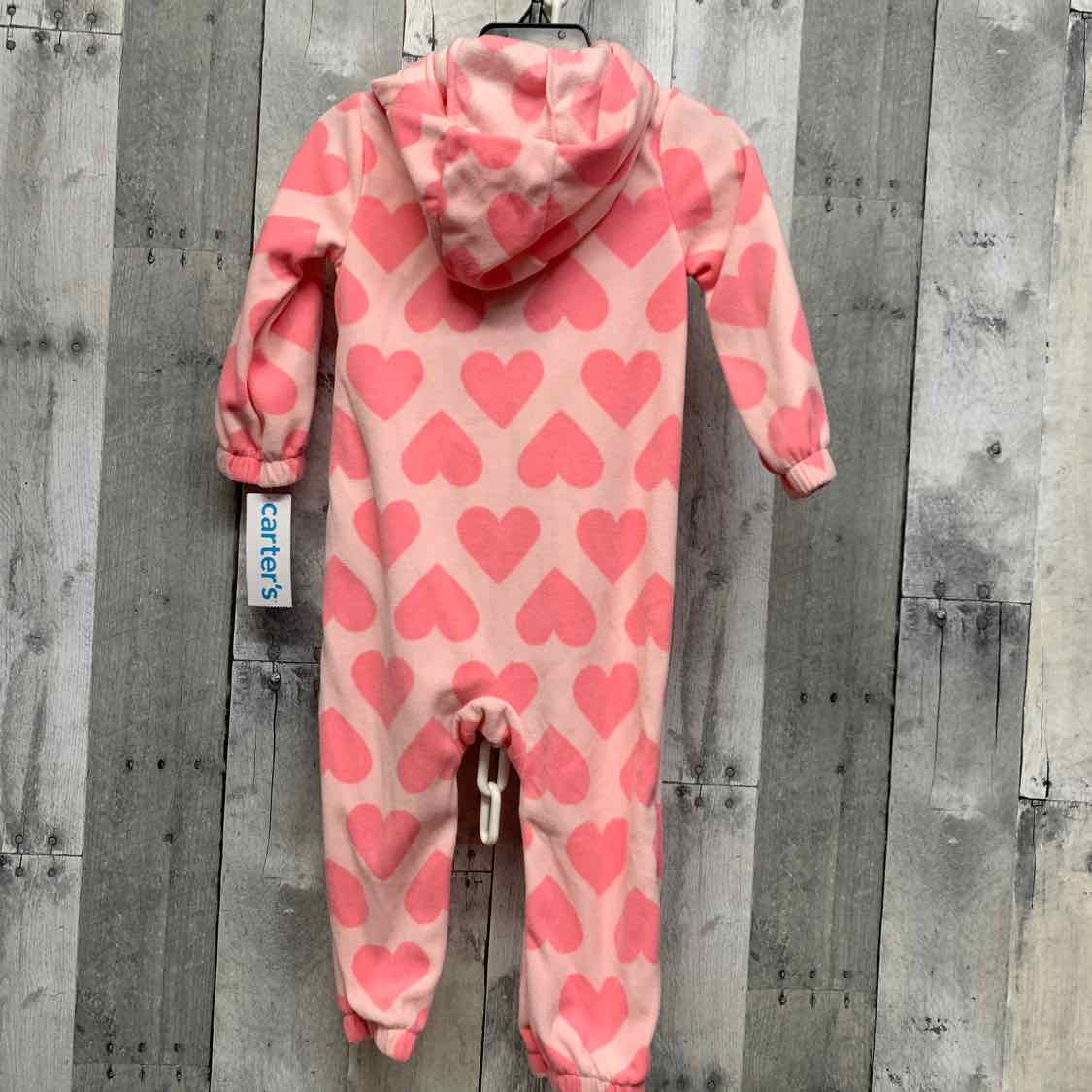 Size 18 Months Pink Print Carter's Light Jacket - OodlesCB