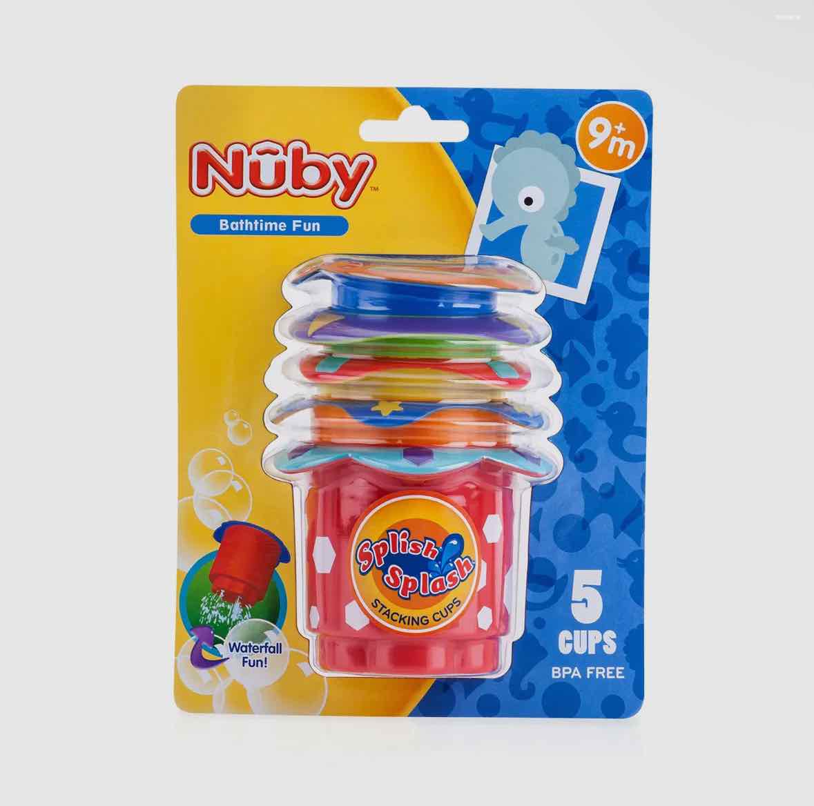 Nuby Stacking Cups Bath Toy - OodlesCB