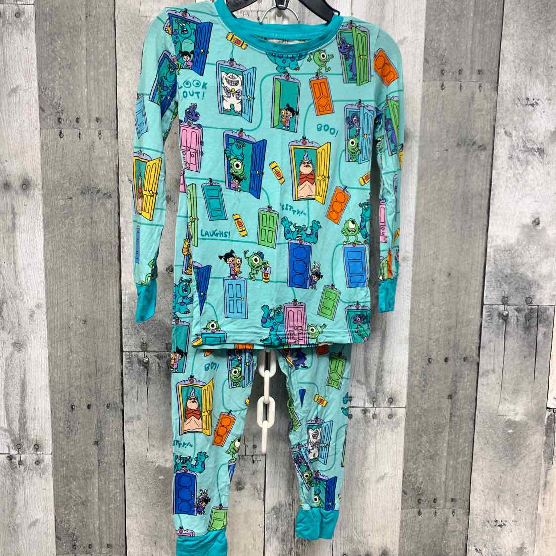 Size 3T Blue Graphic Little Sleepies 2pc PJs