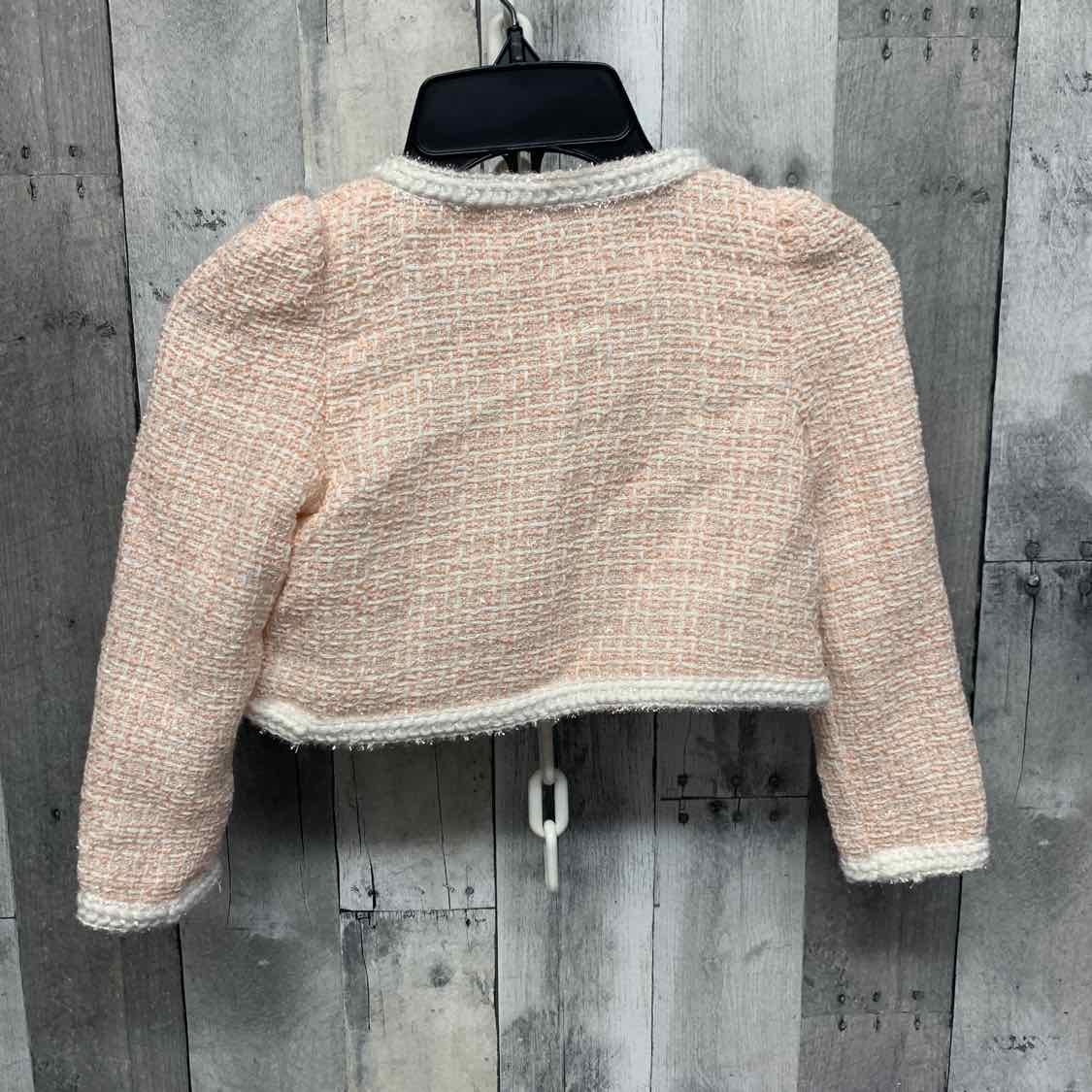 Size 4T Pink/White B Brand Light Jacket