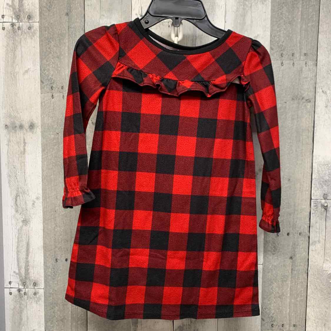 Size 4/5 Red/Black Holiday Brands Nightgown
