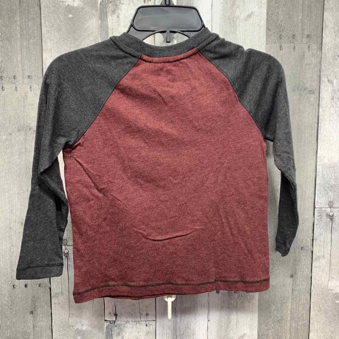 Size 4/5 Gray/Burgundy Arizona Long Sleeve Shirt