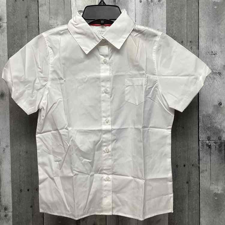Size 14 White French Toast Button Up