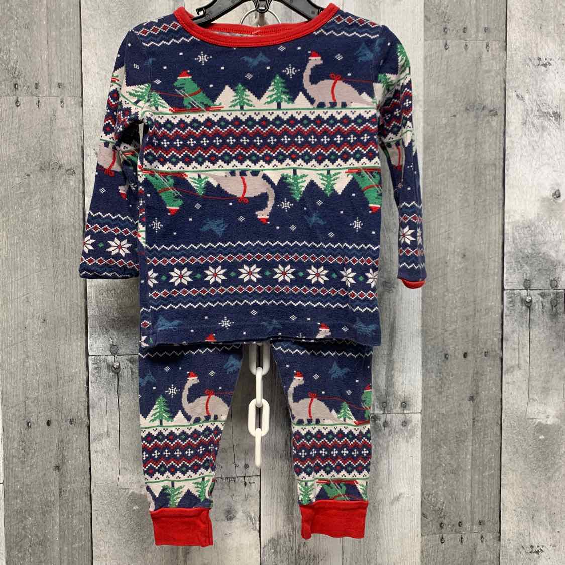 Size 3T Navy/Red Cat & Jack 2pc PJs