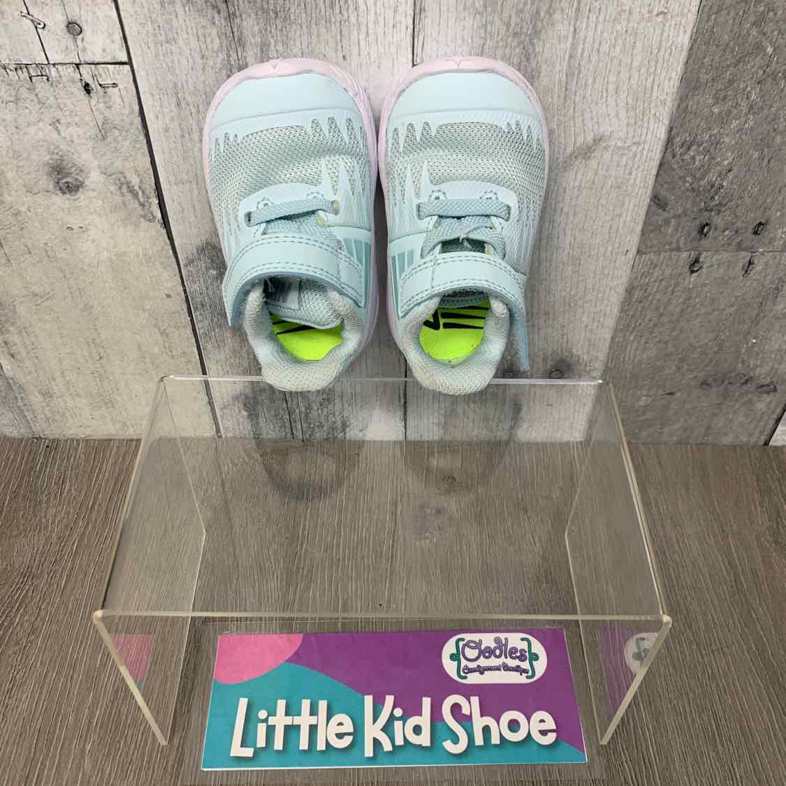 Size 2 Blue/White Sport Brand Sneakers