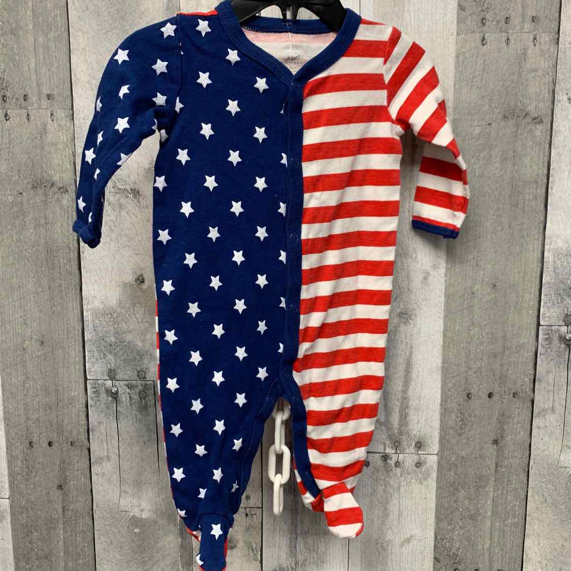 Size 3-6 Months Navy/Red Koala Baby/Kids Footy PJs