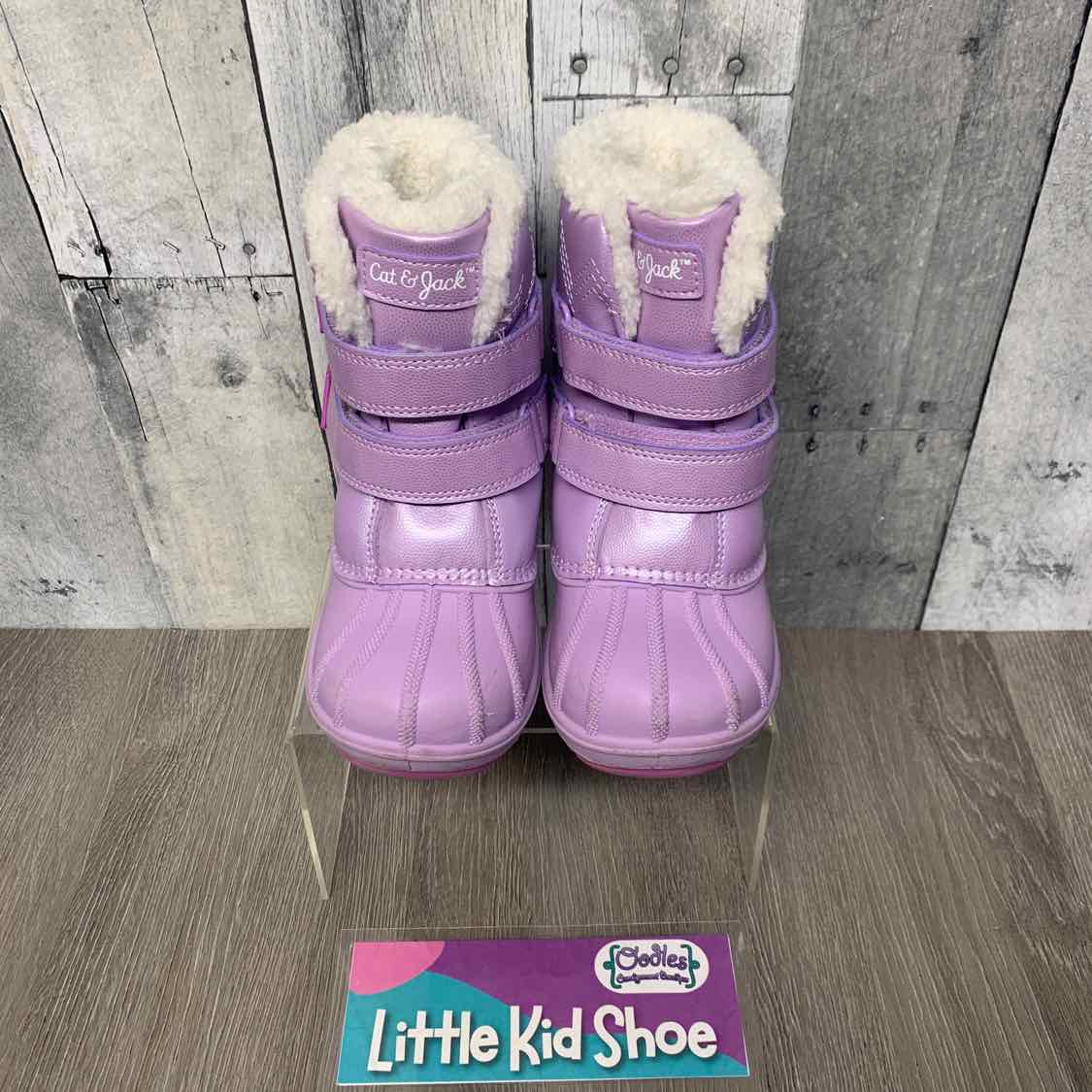Size 10 Purple Cat & Jack Snow Boots