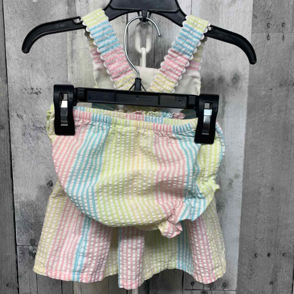 Size 3-6 Months Pink/Blue Starting Out Dress