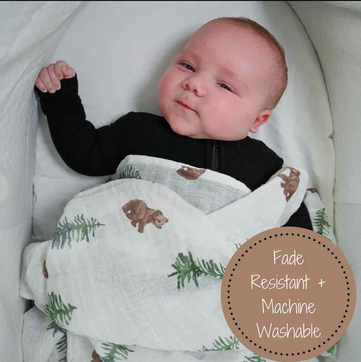 LollyBanks Baby Bear Receiving Blanket