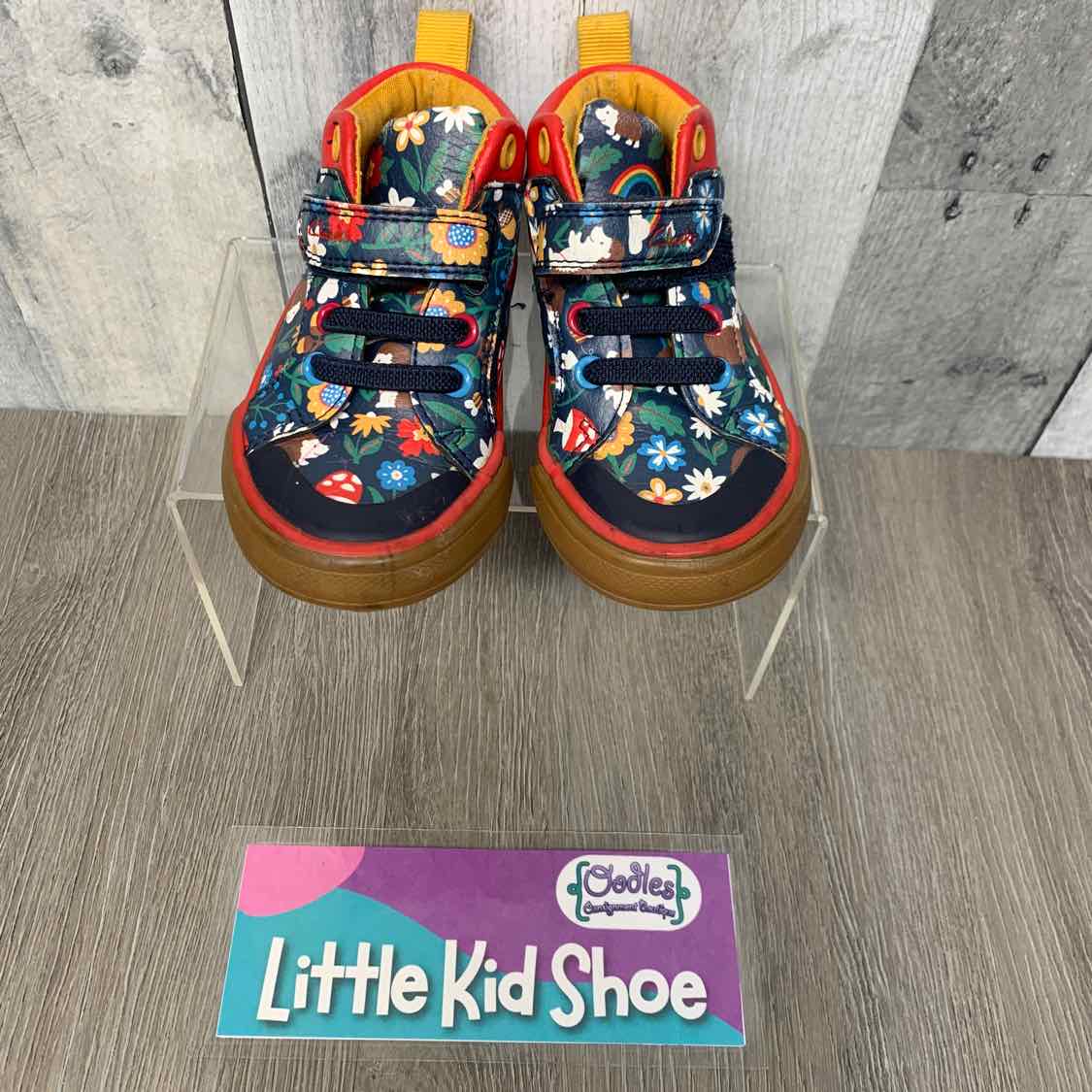 Size 5 Navy Print Name Brand Boots