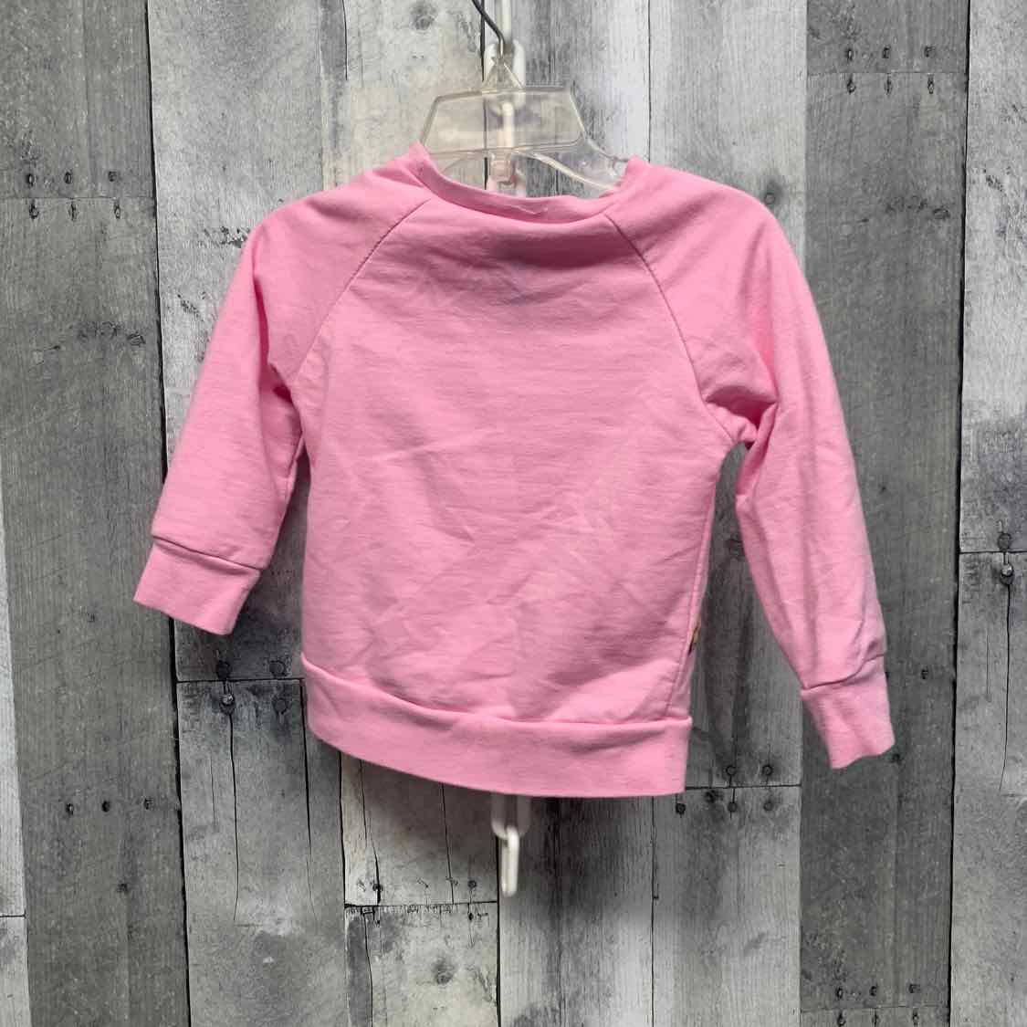 Size 24 Months Pink Graphic Disney Long Sleeve Shirt