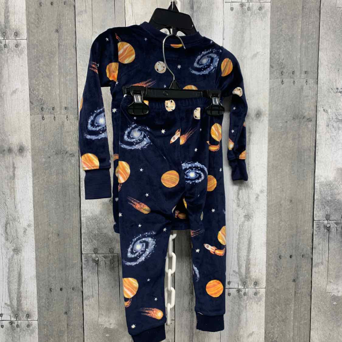 Size 18 Months Navy Print Child of Mine 2pc PJs