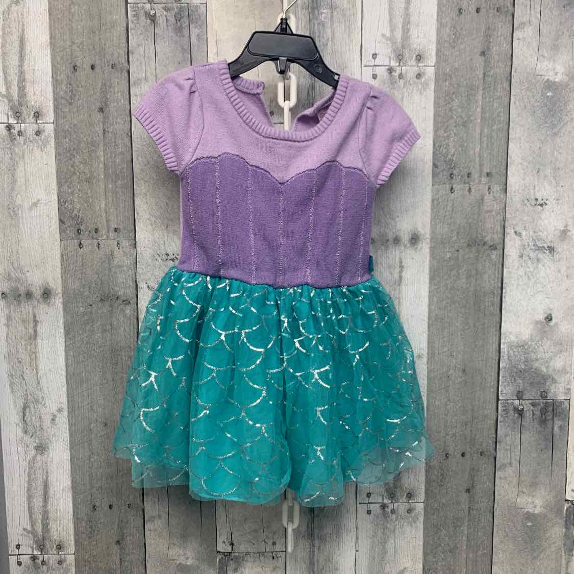 Size 3T Purple/Green Disney Dress