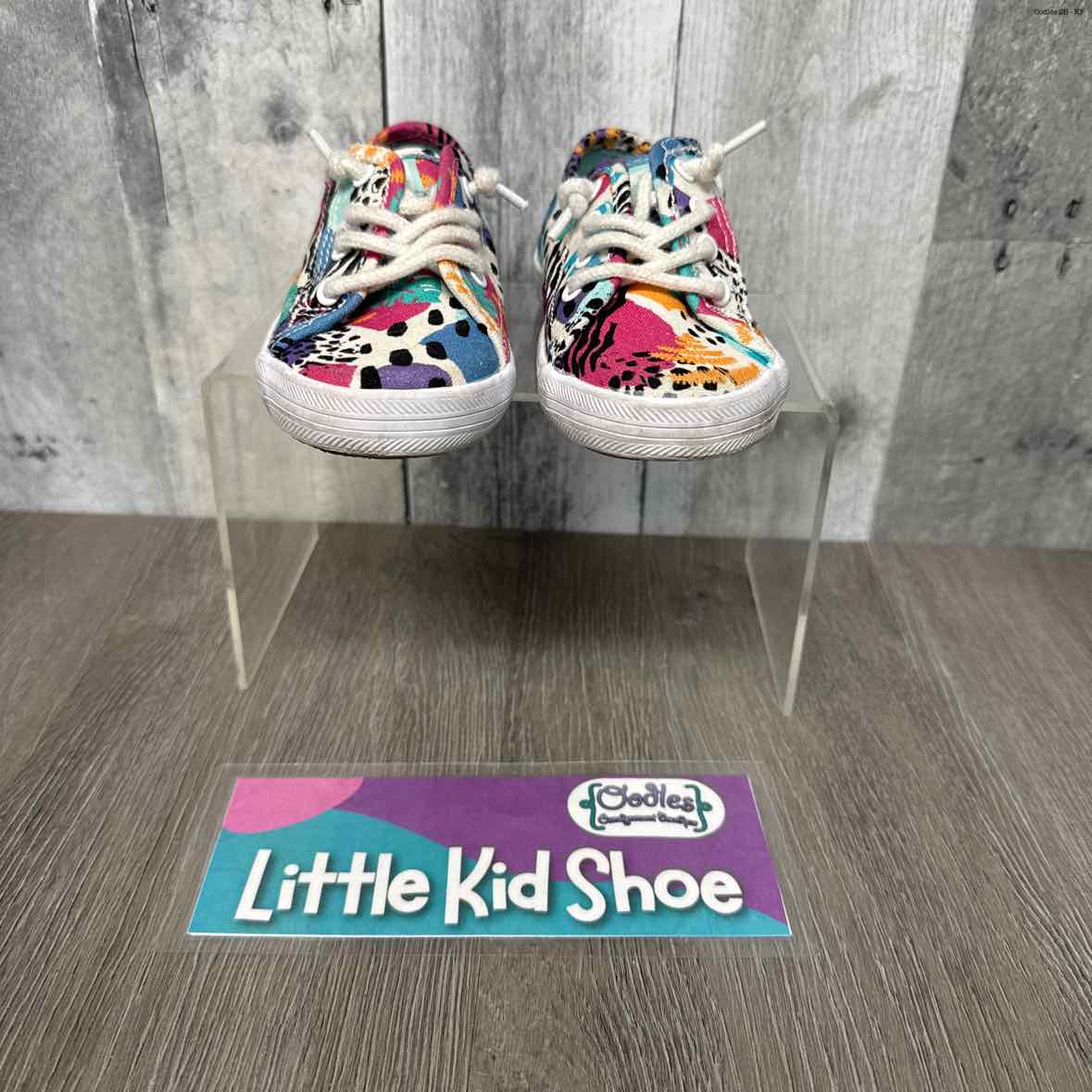 Size 7 Pink Print Keds Sneakers