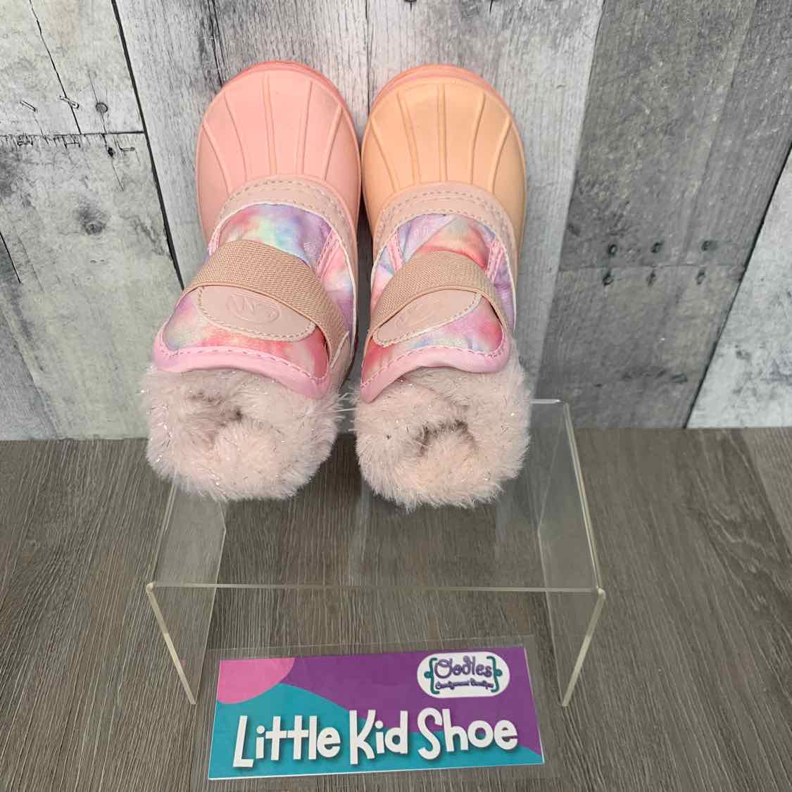 Size 5 Pink/Purple B Brand Snow Boots