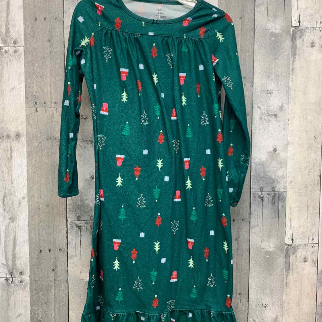 Size 8/10 Green Print Carter's Nightgown