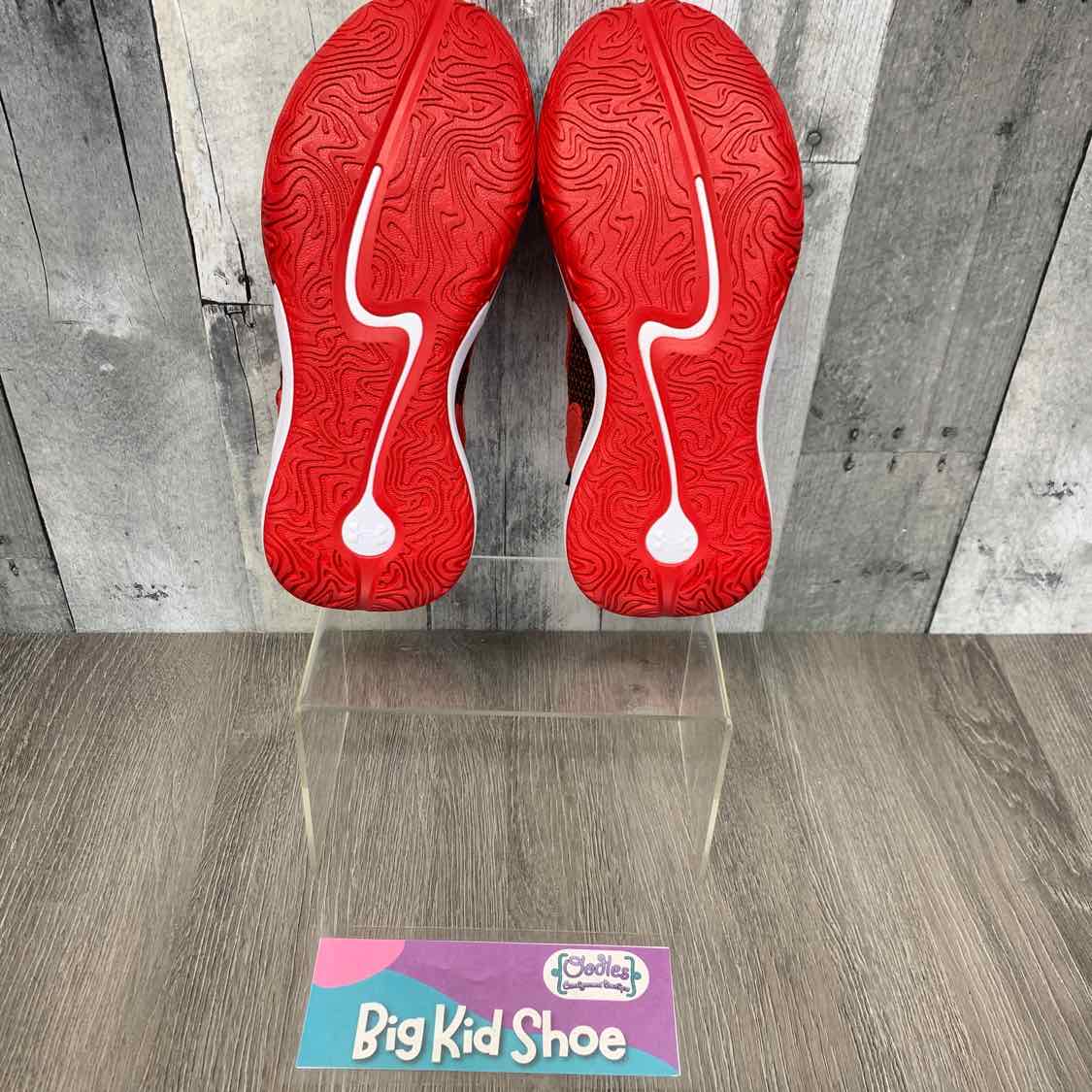 Size 5 Red/Black Sport Brand Sneakers