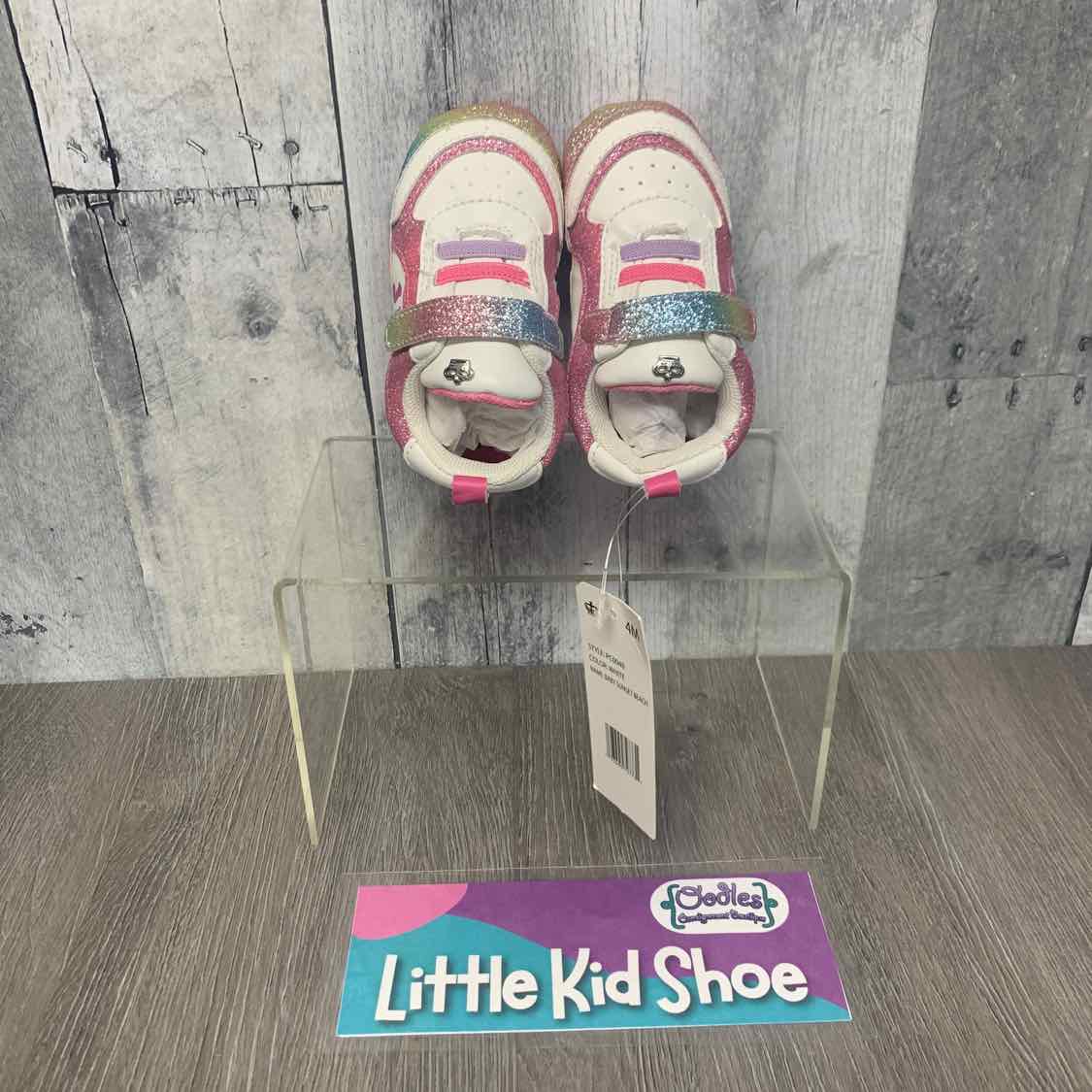 Size 4 White/Pink Juicy Coture Soft Sole Shoes