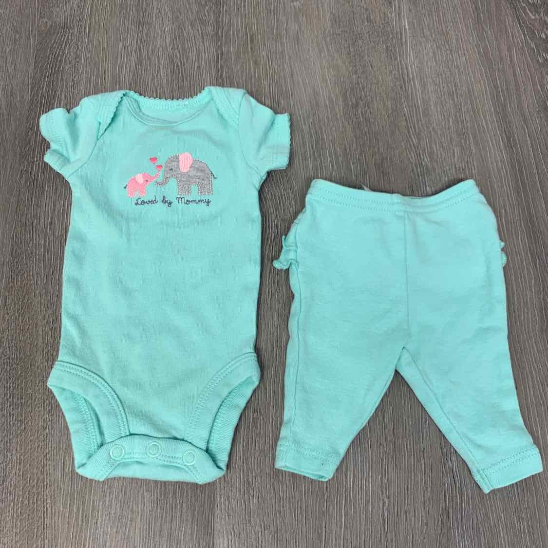 Size Preemie Blue Simple Joys Shirt/Pants